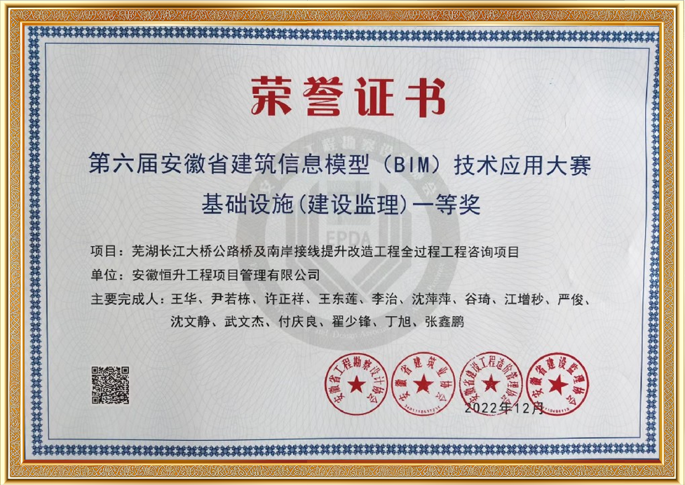 榮譽(yù)證書